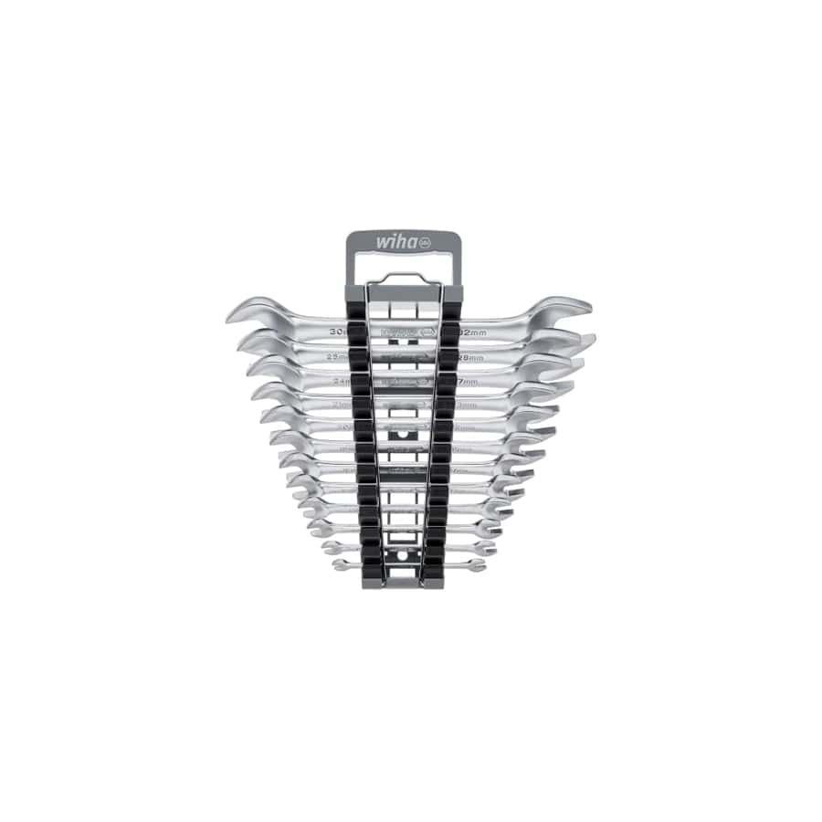 Wiha WHA44753 Double Open-End Spanner Set, 12 Piece