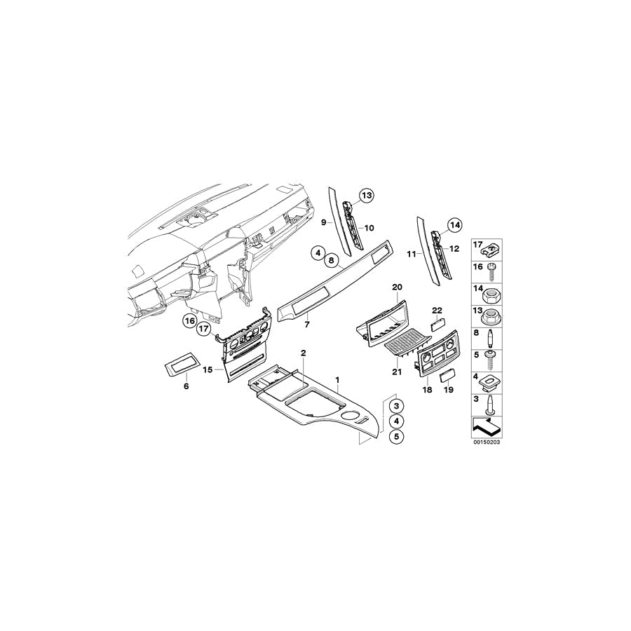 Genuine BMW 51167066360 E61 E60 Oddments Tray BEIGE (Inc. 528i, 523i & 535i) | ML Performance US Car Parts