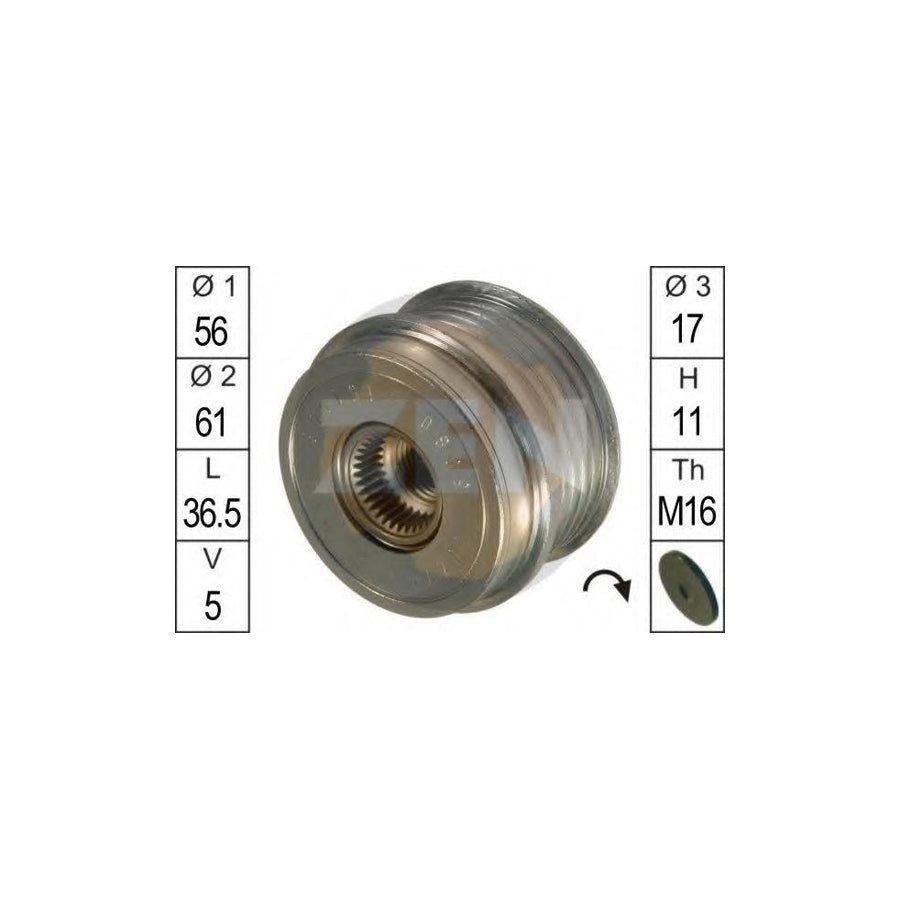 Era 219012 Alternator Freewheel Clutch