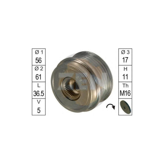 Era 219012 Alternator Freewheel Clutch