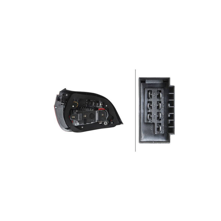 Hella 2VP 009 425-121 Rear Light For BMW 5 Saloon (E60)