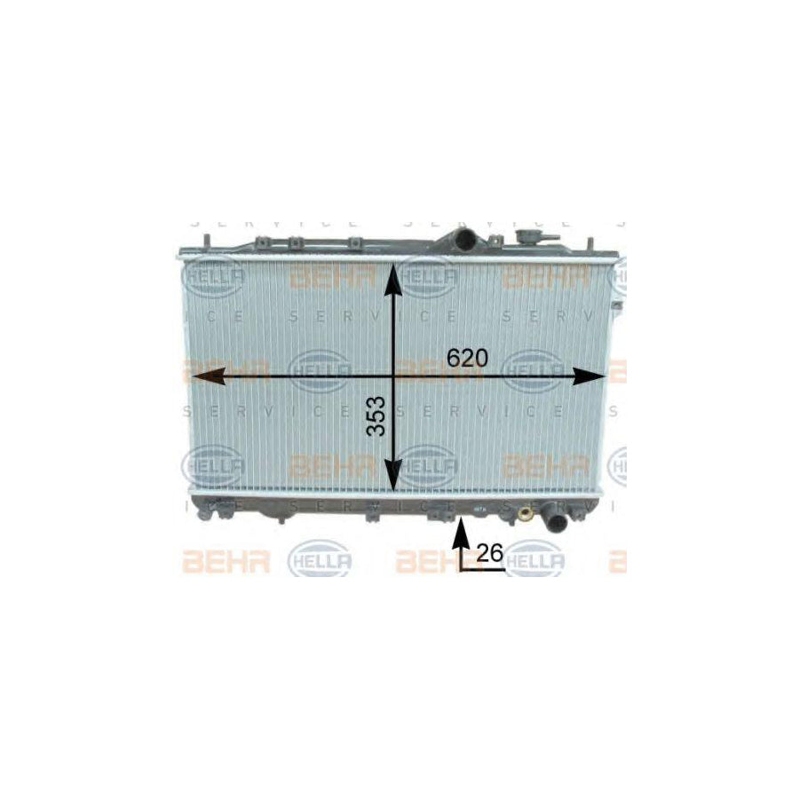 Hella 8MK 376 762-151 Engine Radiator