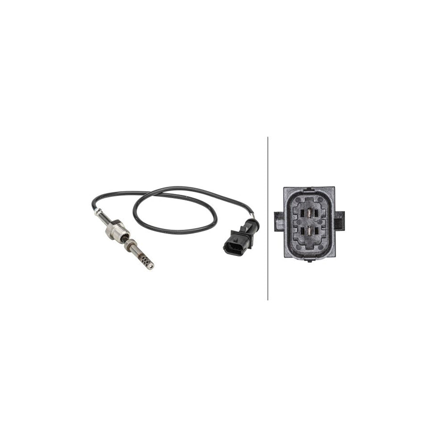 Hella 6PT 358 181-191 Sensor, Exhaust Gas Temperature