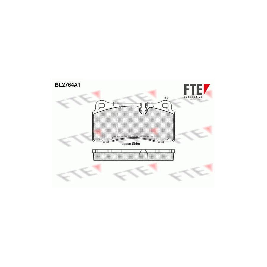 FTE Bl2764A1 Brake Pad Set