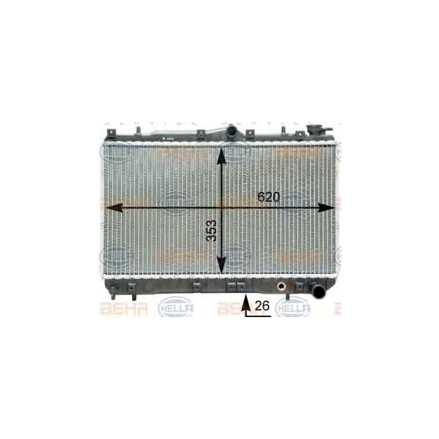 Hella 8MK 376 762-141 Engine Radiator