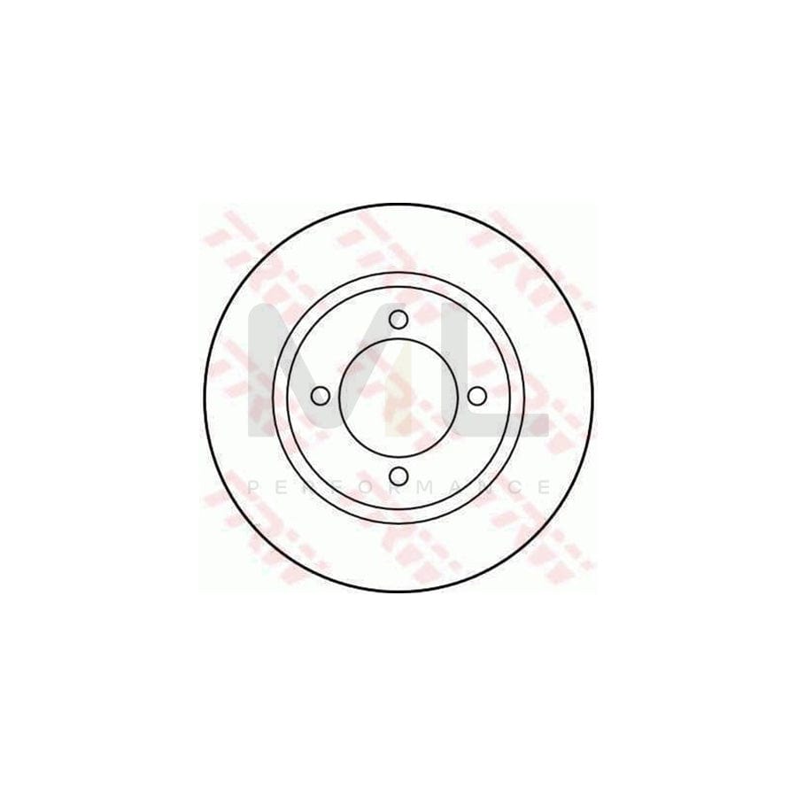 TRW DF1931 Brake Disc Solid | ML Performance Car Parts