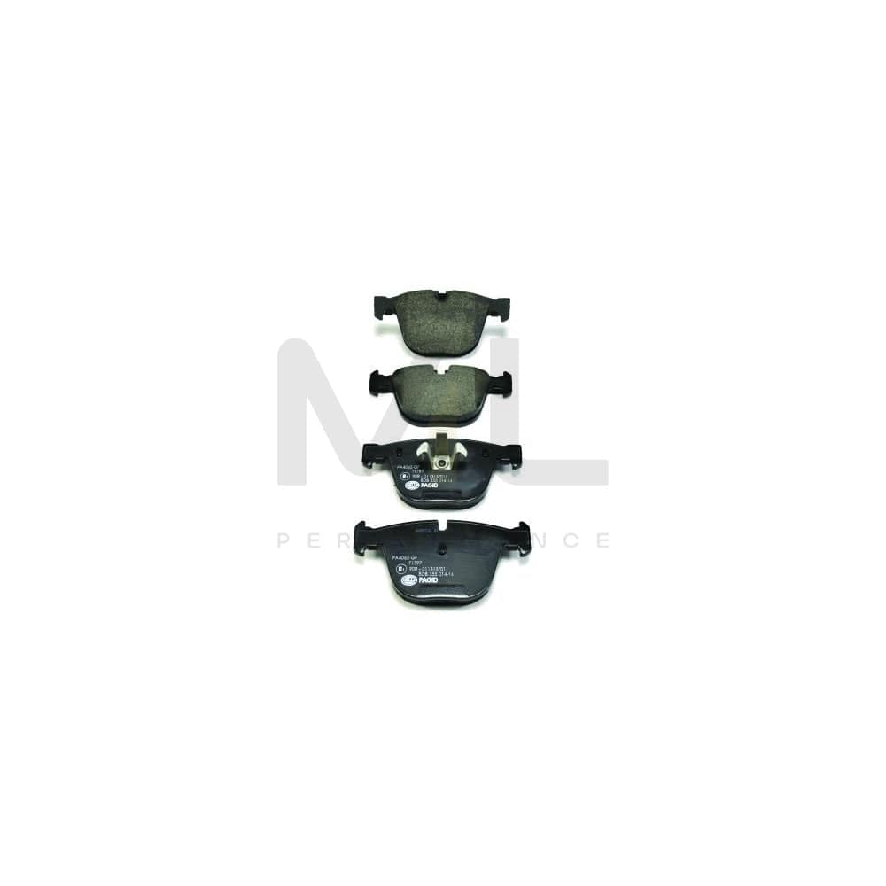 Hella 8DB 355 014-141 Brake Pad Set Prepared For Wear Indicator