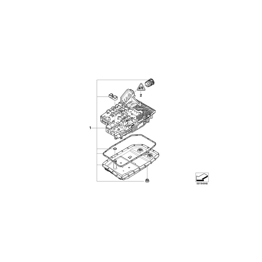 Genuine BMW 24347647855 E90 E91 E92 Exchange Repair Kit For Mechatronics REMAN (Inc. 328i, 335i & 325i) | ML Performance US Car Parts