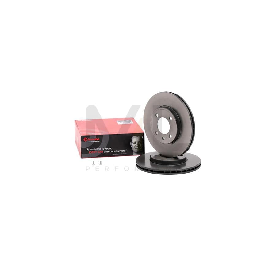 BREMBO COATED DISC LINE 09.5166.11 Brake Disc Internally Vented, Coated, with bolts/screws | ML Performance Car Parts