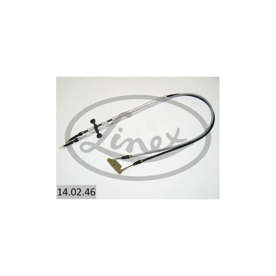Linex 14.02.46 Cable, Service Brake for Fiat Croma II Estate (194)
