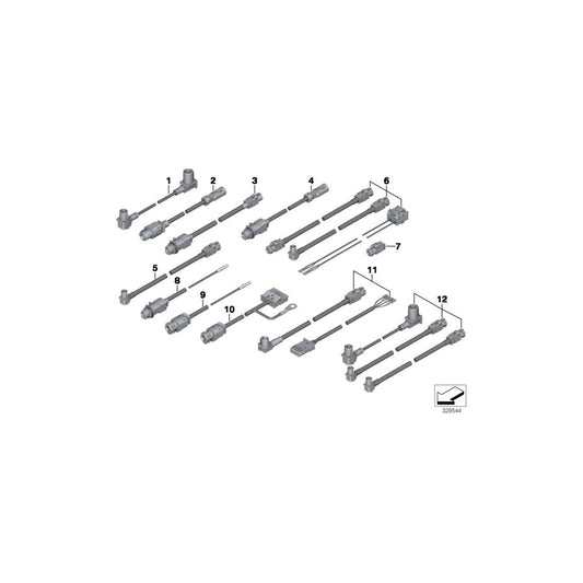 Genuine BMW 61119286923 F04 RR6 Hsd Wire (Inc. 750iX, 730d & 740d) | ML Performance US