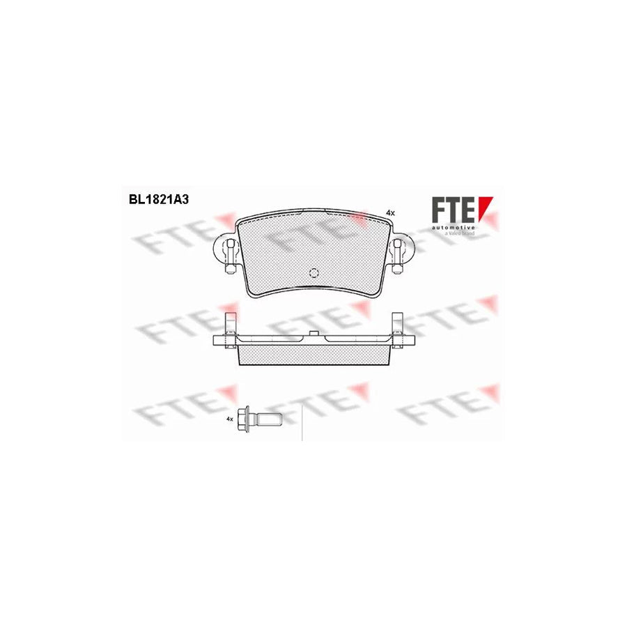 FTE 9010398 Brake Pad Set