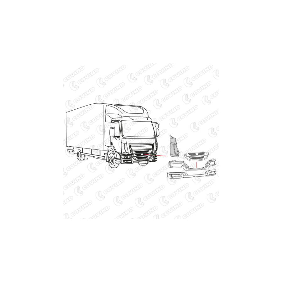 Covind Lf6/160 Wind Deflector