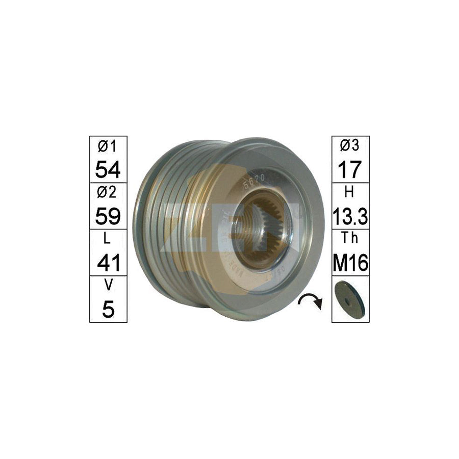 Era ZN5670 Alternator Freewheel Clutch