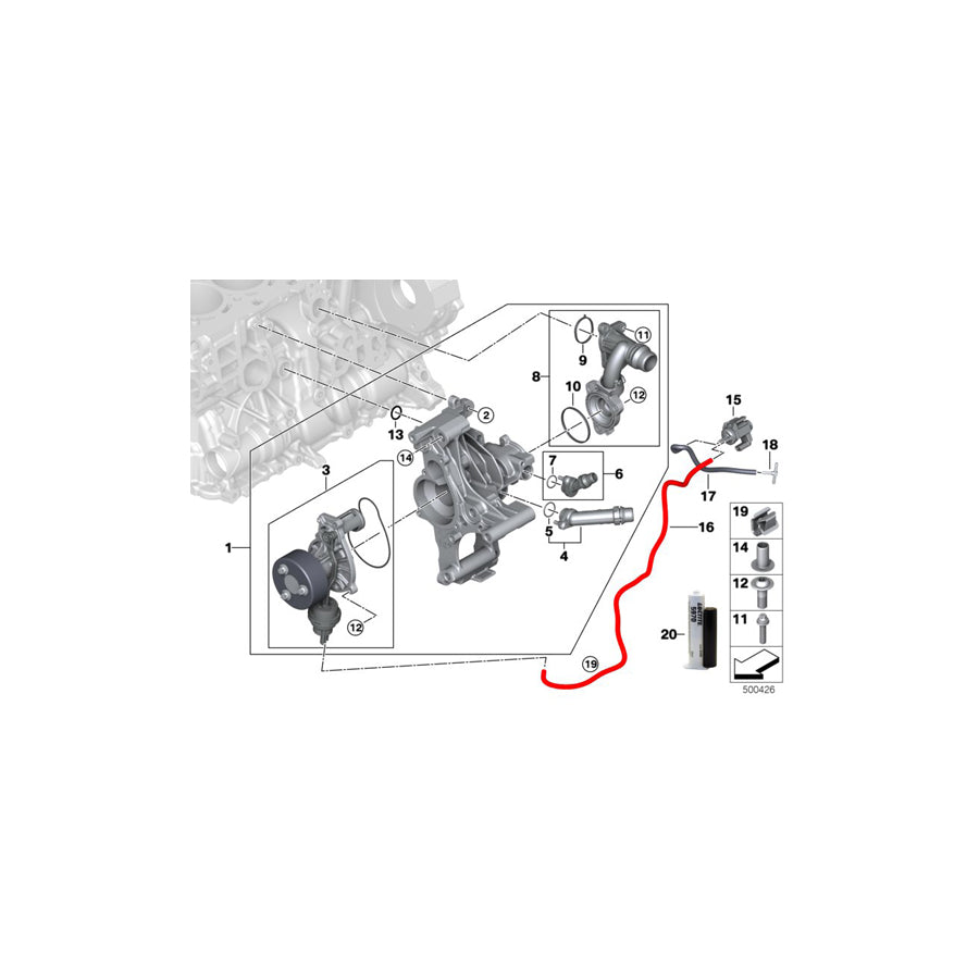 Genuine BMW 11518479263 G30 G20 G31 Connector (Inc. 318d, 520d & X3 18d) | ML Performance US Car Parts