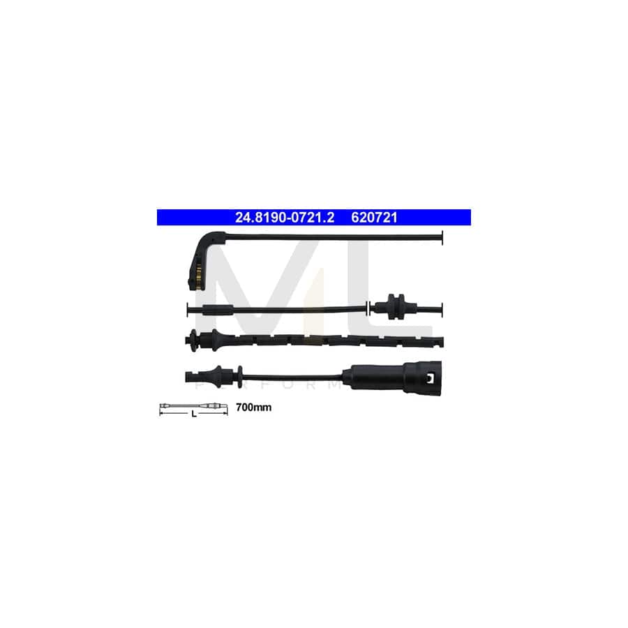 ATE 24.8190-0721.2 Brake pad wear sensor