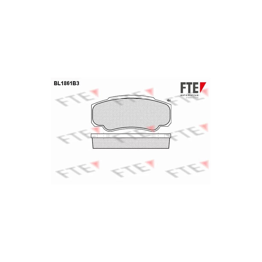 FTE Bl1861B3 Brake Pad Set