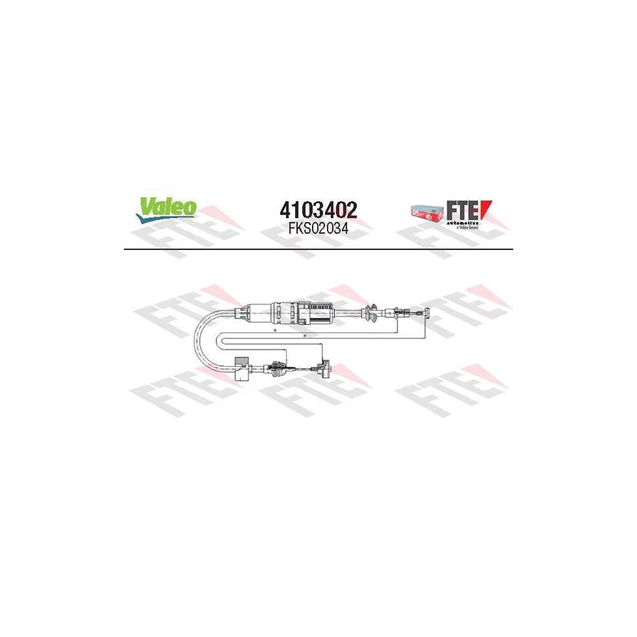 FTE 4103402 Clutch Cable