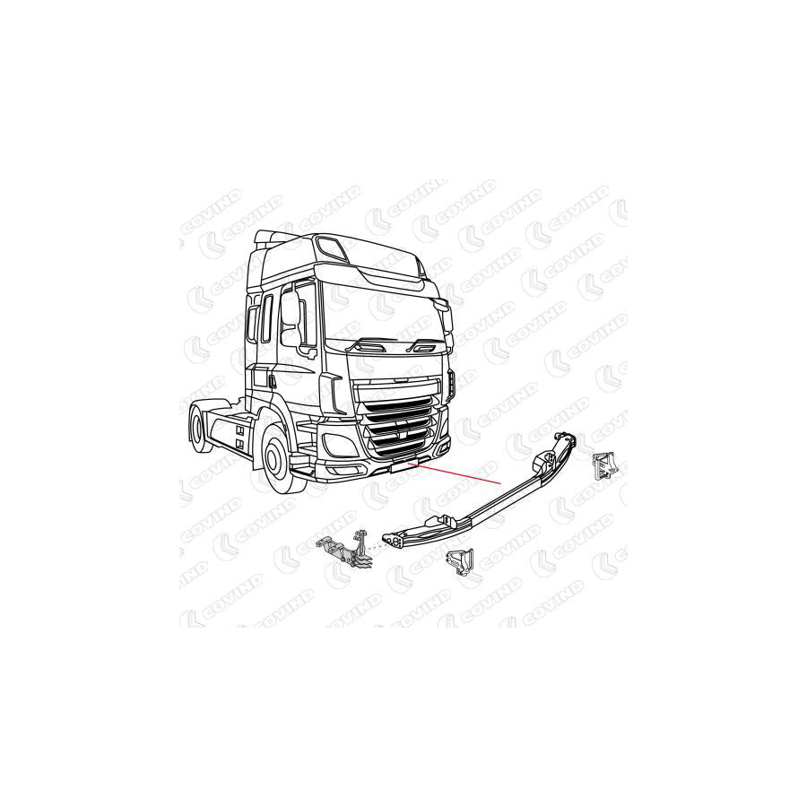Covind Cf6/102 Holder, Footboard