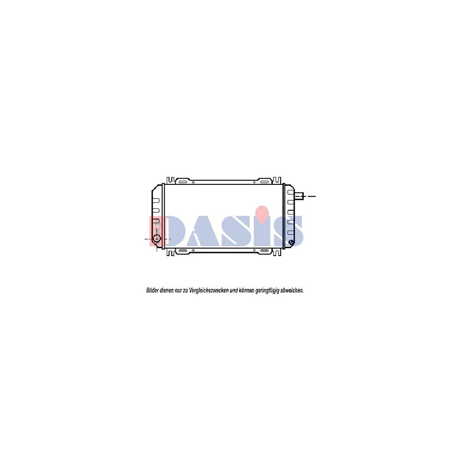 AKS Dasis 131250T Engine Radiator