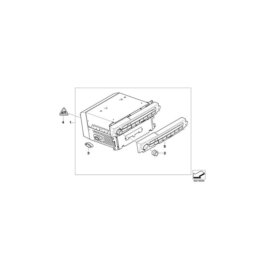 Genuine BMW 65129278075 E70 E72 E71 Car Infotainment Computer Iboc US (Inc. X5) | ML Performance US Car Parts