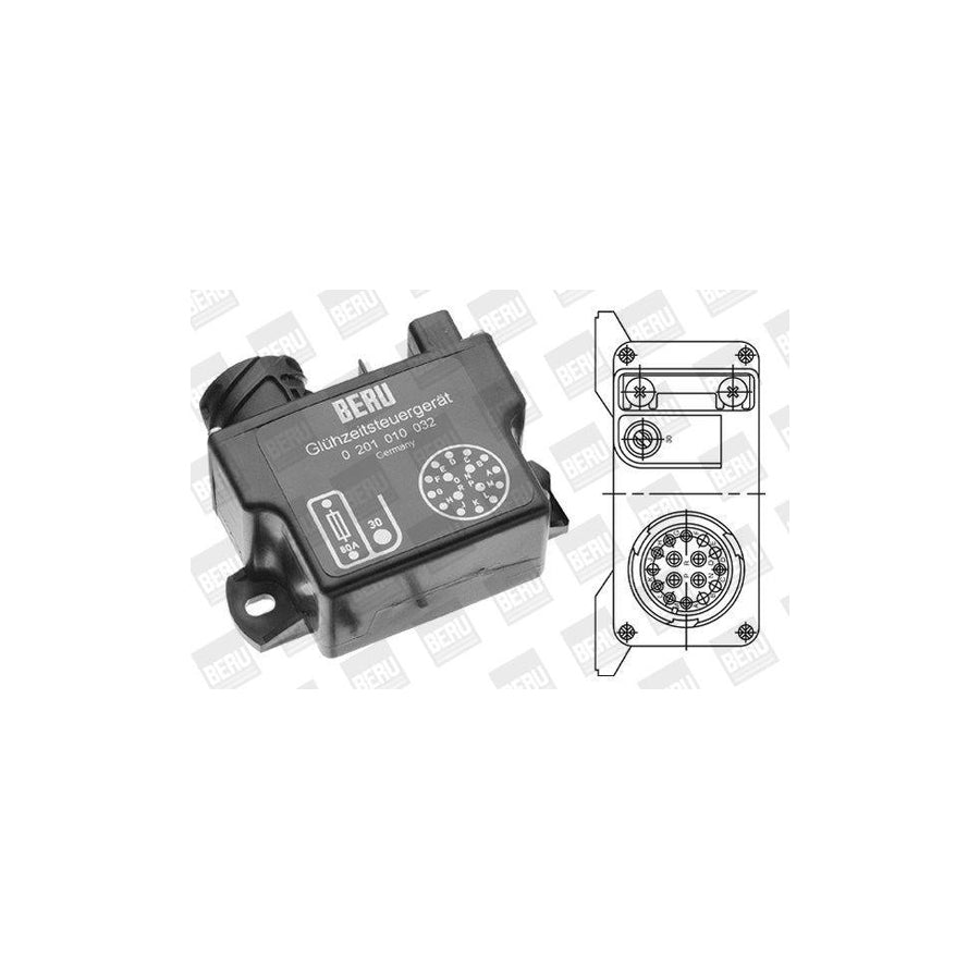 Beru Gr032 Control Unit, Glow Plug System