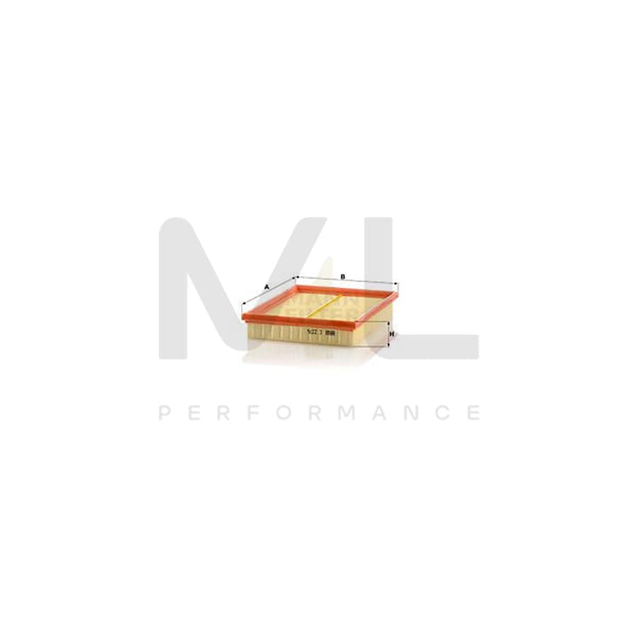 MANN-FILTER C 2376 Air Filter for CHRYSLER 300M Saloon (LR) Filter Insert