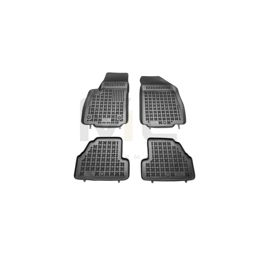 REZAW PLAST 200519 Floor mat set for CHEVROLET Trax Elastomer, Front and Rear, Black