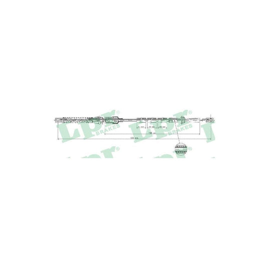 LPR C0073A Throttle Cable for FORD TRANSIT