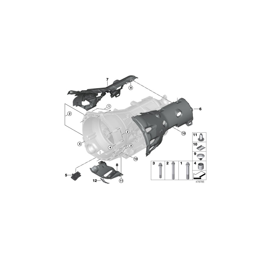 Genuine BMW 24147649707 G12 G20 G07 Acoustic Capsule, Left (Inc. X4 20iX, 320dX & 725Ld) | ML Performance US Car Parts