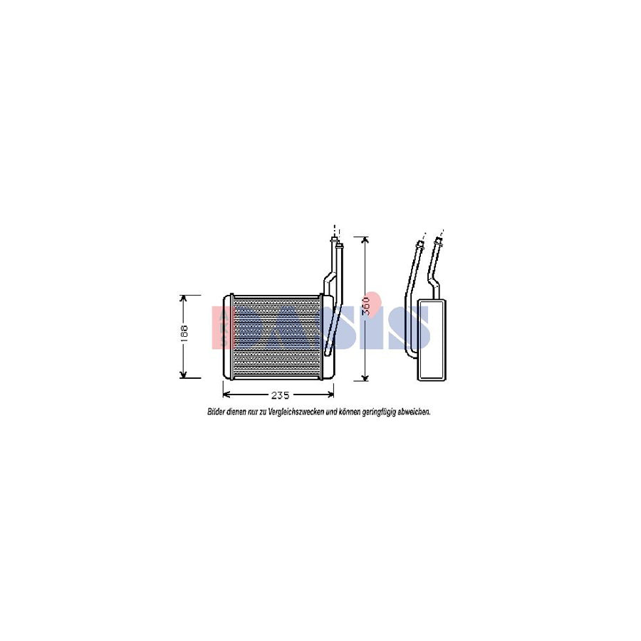 AKS Dasis 096003N Heater Matrix