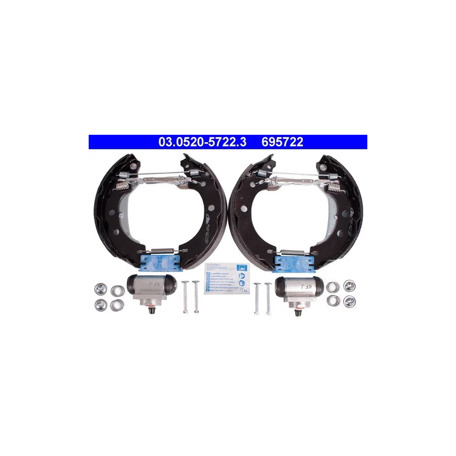 ATE Original Topkit 03.0520-5722.3 Brake Set, Drum Brakes