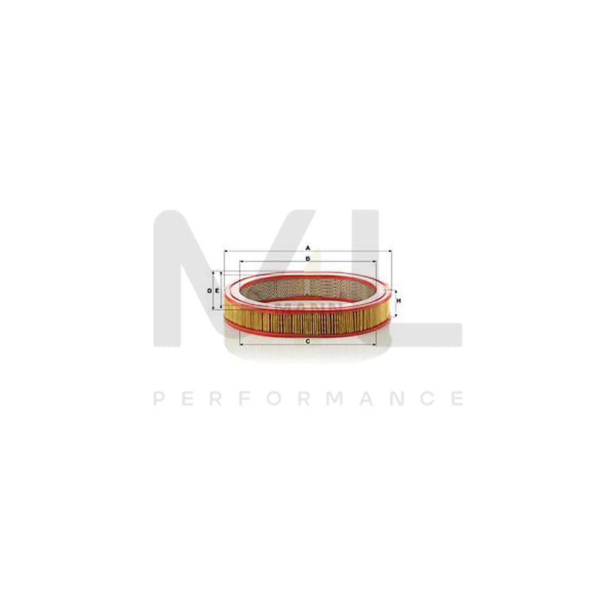MANN-FILTER C 2942 Air Filter for MAZDA 323 Filter Insert