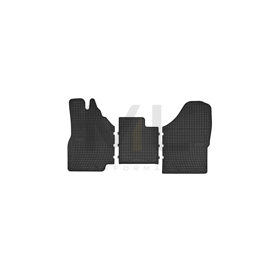 FROGUM Tailored 547273 Floor mat set for IVECO Daily Elastomer, Front, Quantity: 3, Black, (LHD)