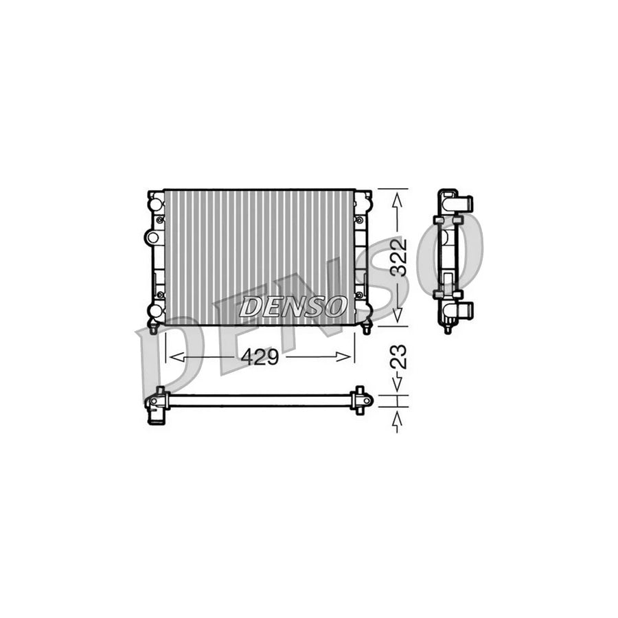 DENSO DRM32007 Engine Radiator