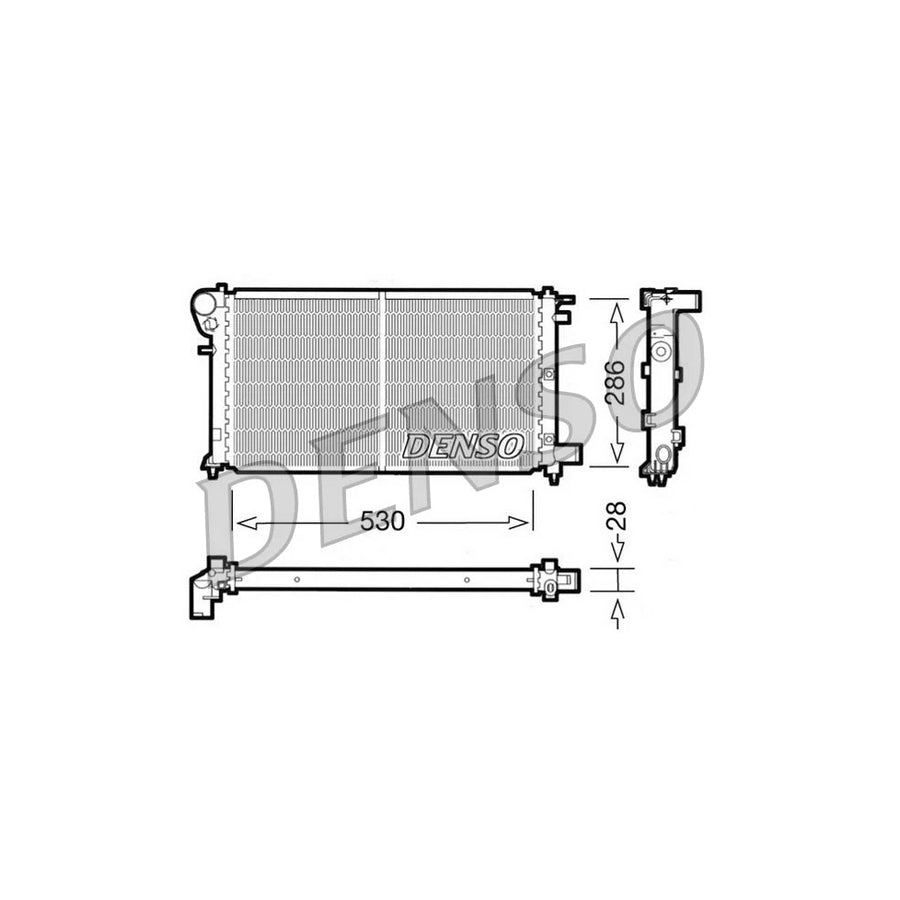 DENSO DRM21004 Engine Radiator