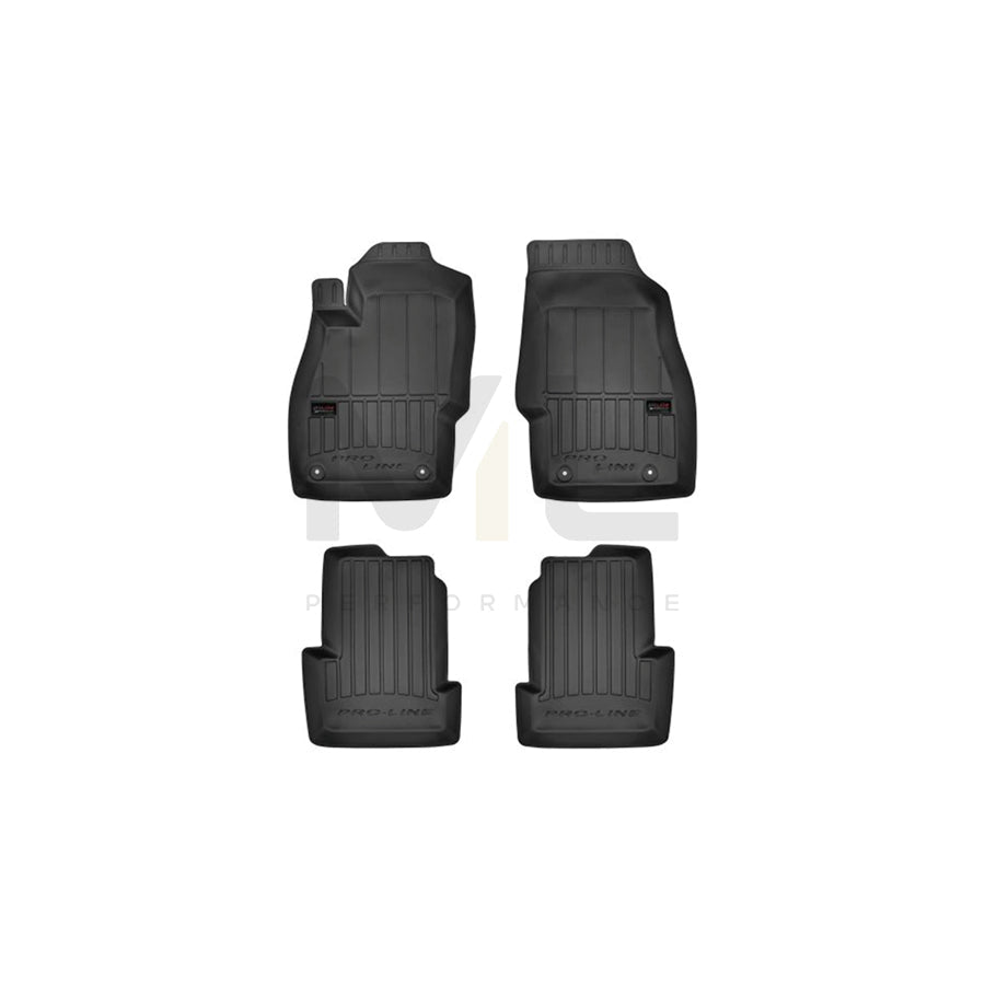 FROGUM 3D407169 Floor mat set for OPEL CORSA Elastomer, Front and Rear, Quantity: 4, Black