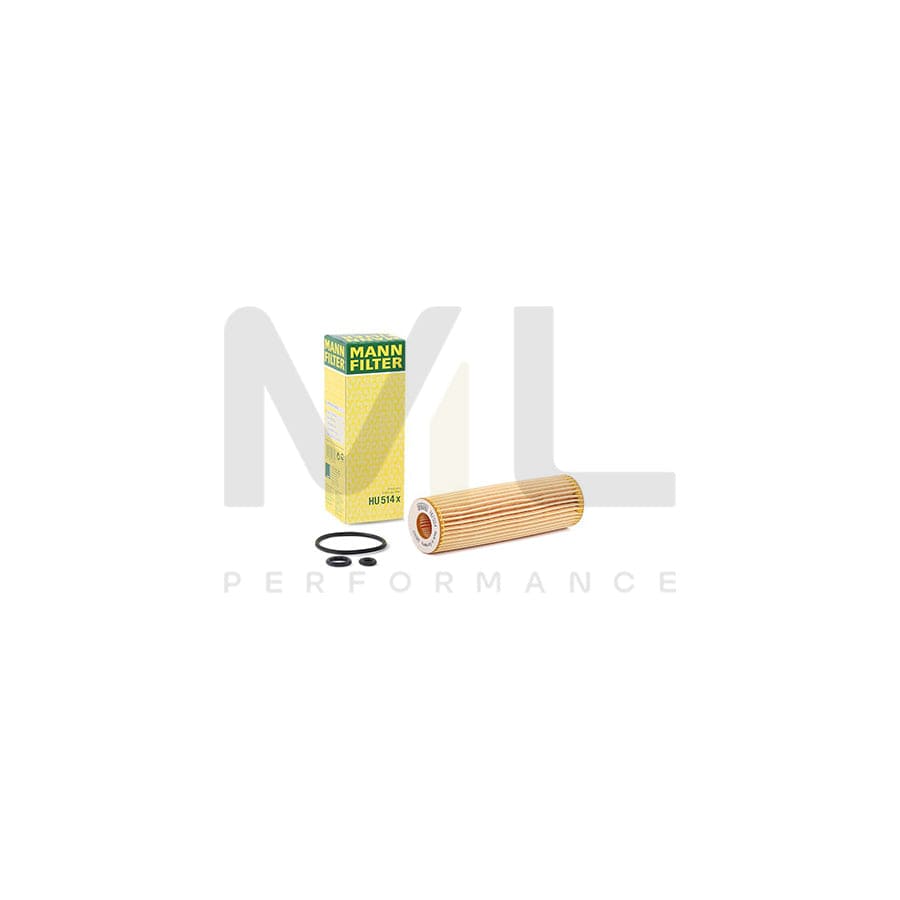 MANN-FILTER HU 514 x Oil Filter with seal, Filter Insert