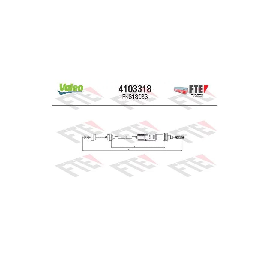 FTE 4103318 Clutch Cable