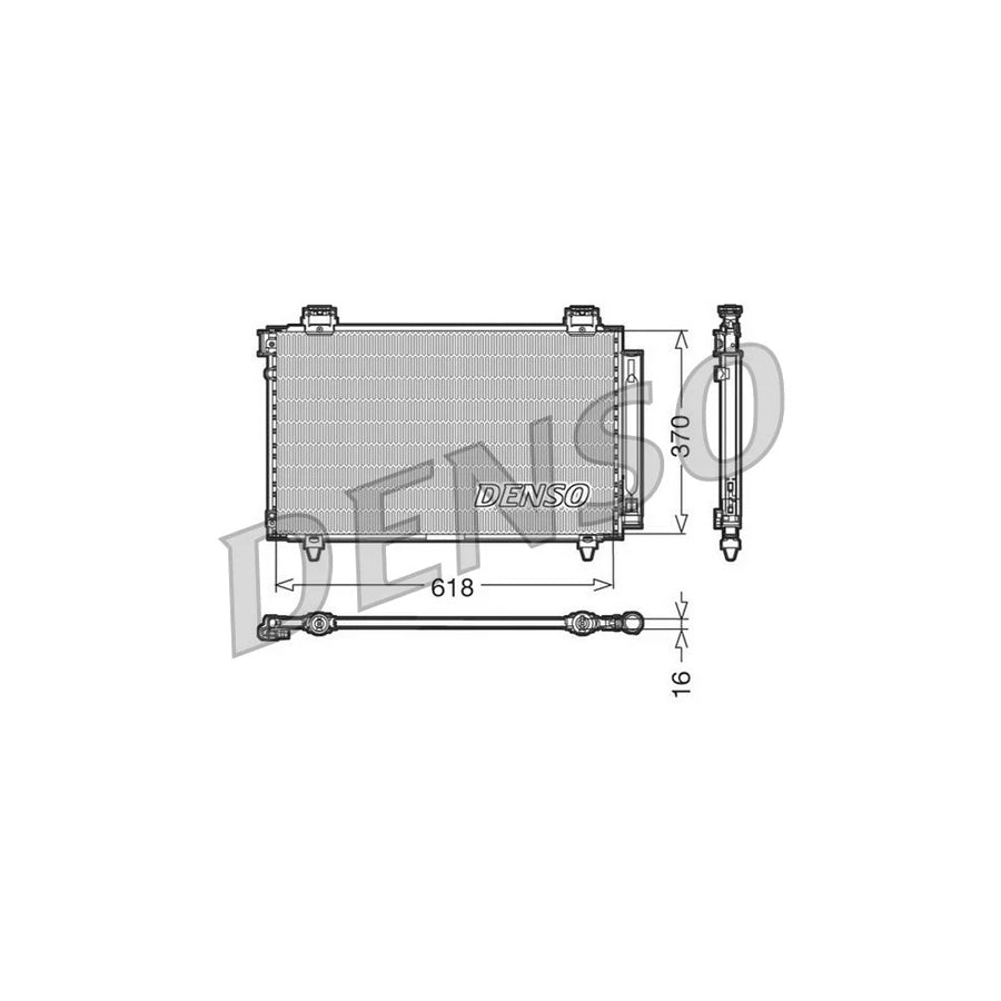 DENSO DCN50009 Air Conditioning Condenser for Toyota Avensis