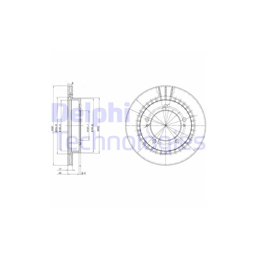 Delphi Bg3158 Brake Disc