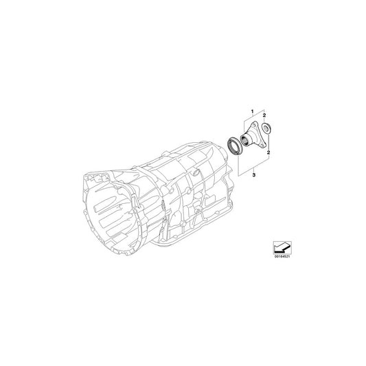 Genuine BMW 24137581608 E90 E91 Set, Oil Seal, Output Shaft (Inc. 316i, 330i & 323i) | ML Performance US Car Parts