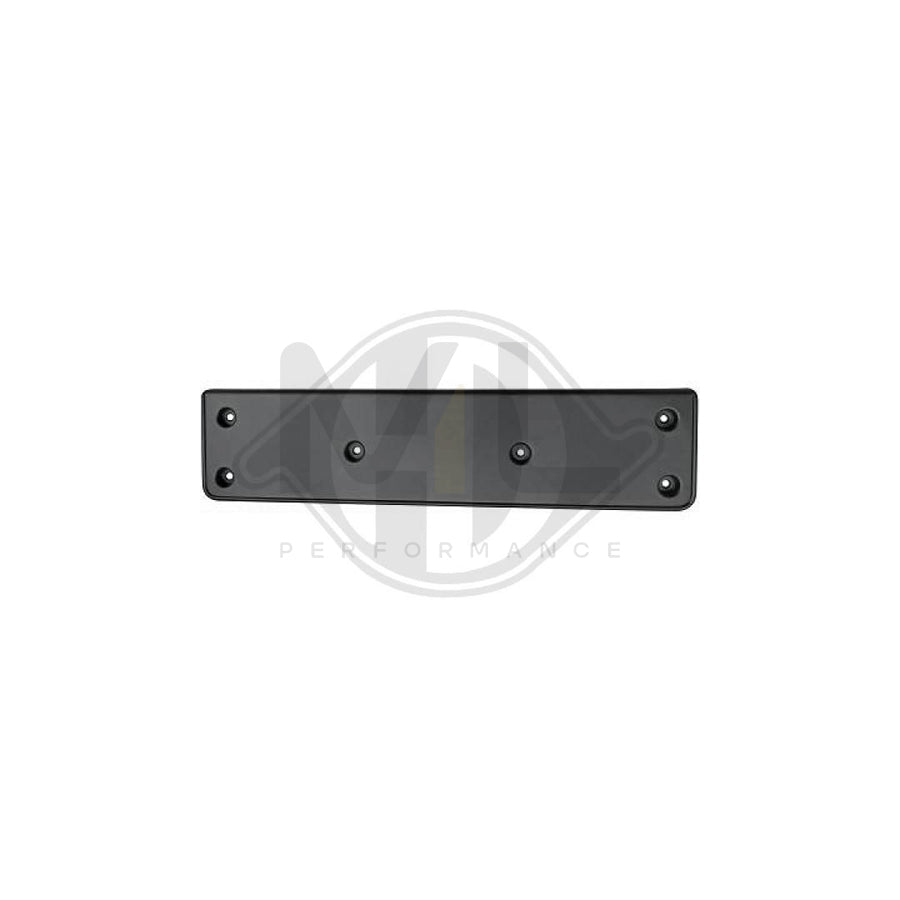 DIEDERICHS 2233054 Number plate holder for VW Jetta Mk6 (162, 163, AV3, AV2) Front, Black