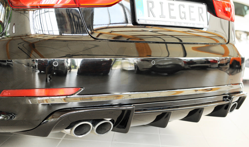 Rieger 00088164 Audi 8V S3 Rear Diffuser 7 | ML Performance UK Car Parts