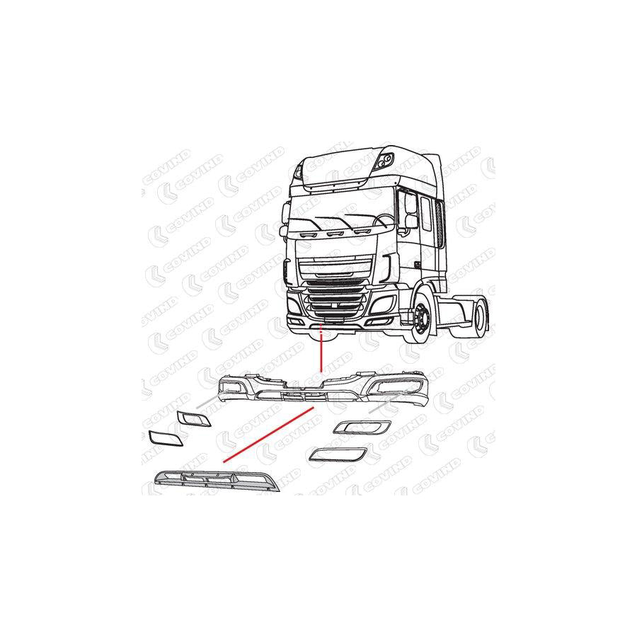 Covind Xf6/105 Radiator Grille