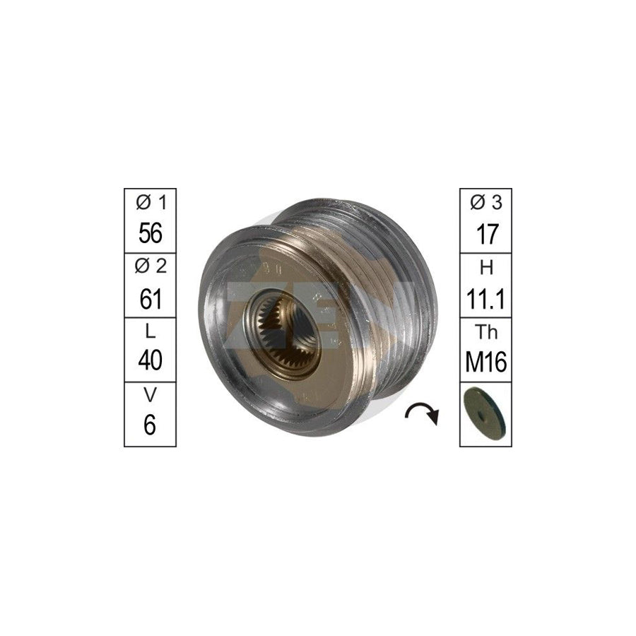 Era ZN5448 Alternator Freewheel Clutch
