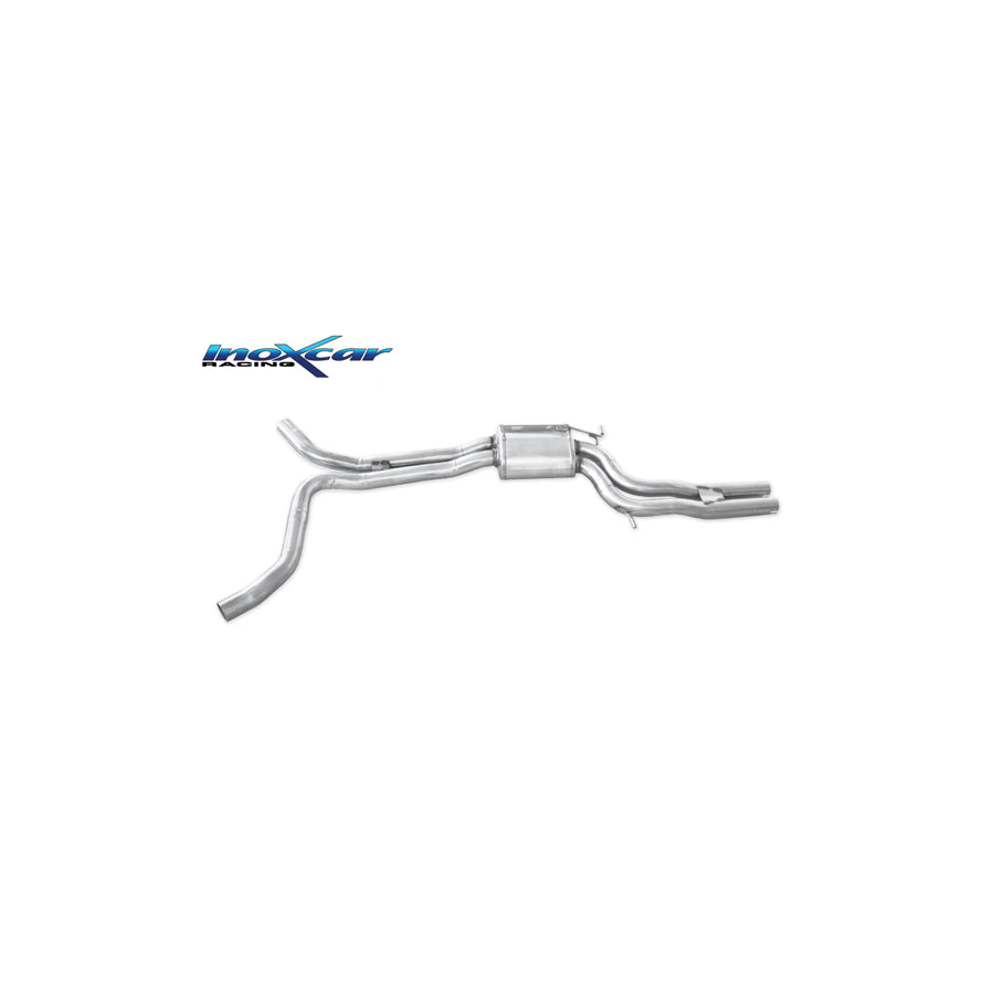 InoXcar TCSRS6 Audi A6 (4G) Central Pipe with Silencer
