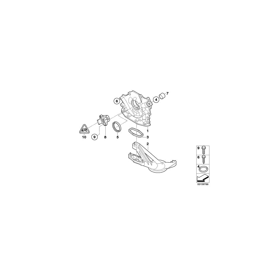 Genuine BMW 11417805991 R56 Gasket (Inc. Cooper D & One D) | ML Performance US Car Parts
