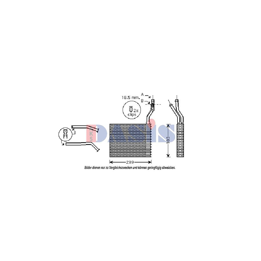 AKS Dasis 096007N Heater Matrix