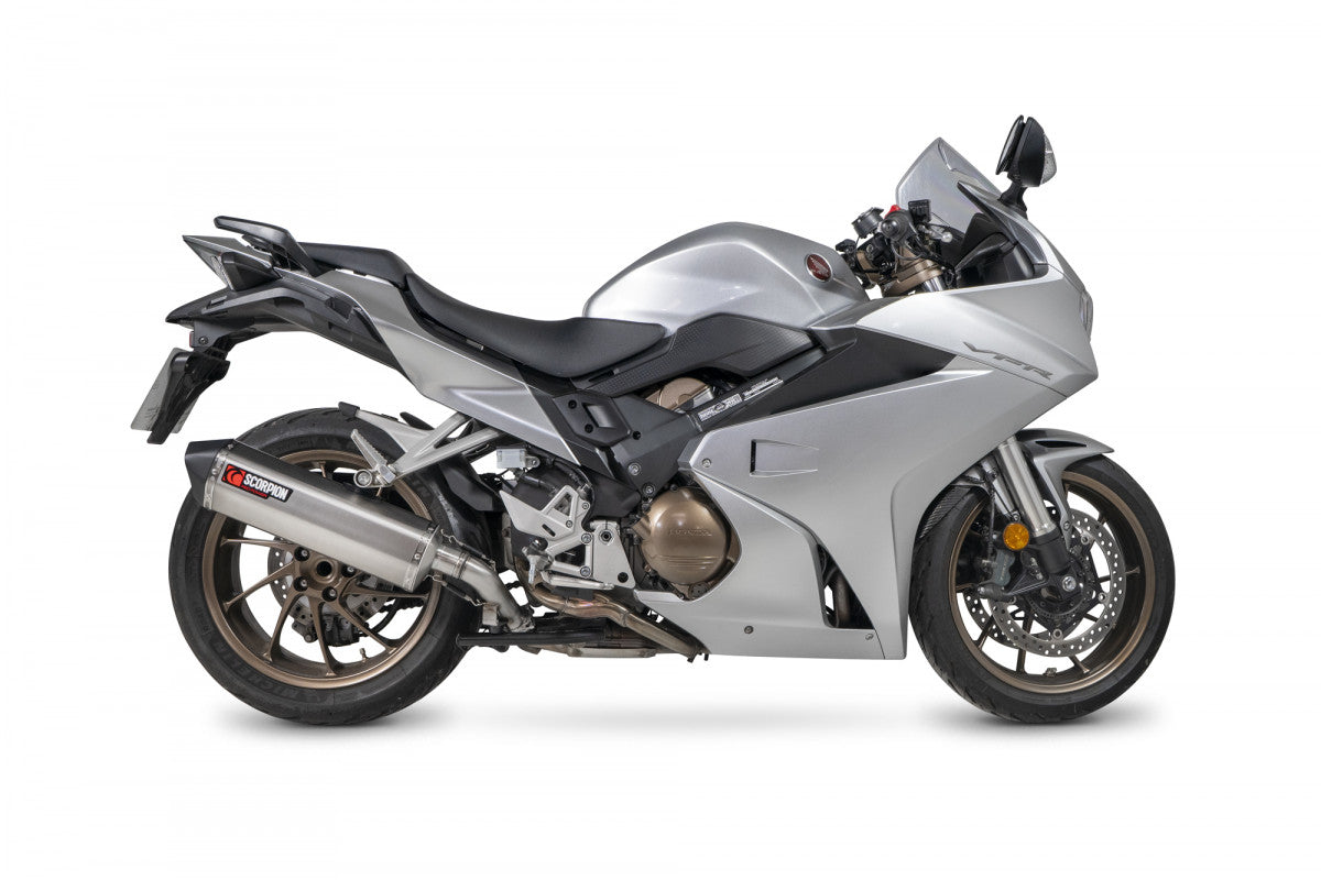 Scorpion RHA168TEO Honda VFR800 F Serket Parallel Slip-On - Titanium Sleeve | ML Performance US US